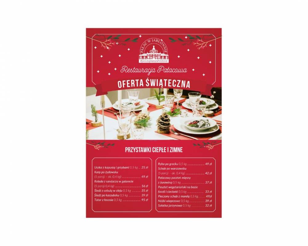 Pałacowa Oferta Świąteczna 2025